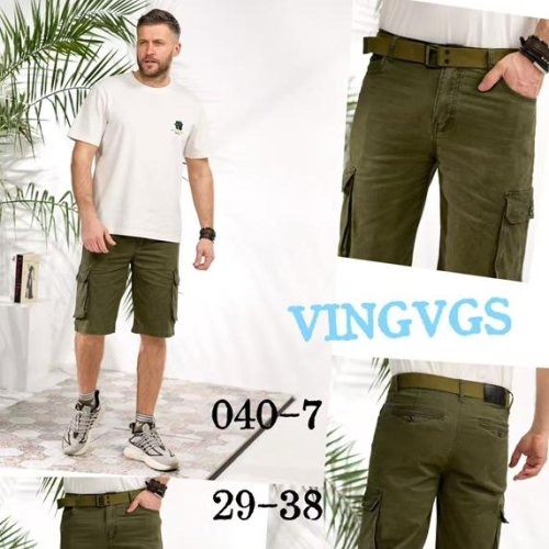 Шорты Vingvgs (29-38) 040-7 khaki (лето) Vingvgs 040-7 khaki