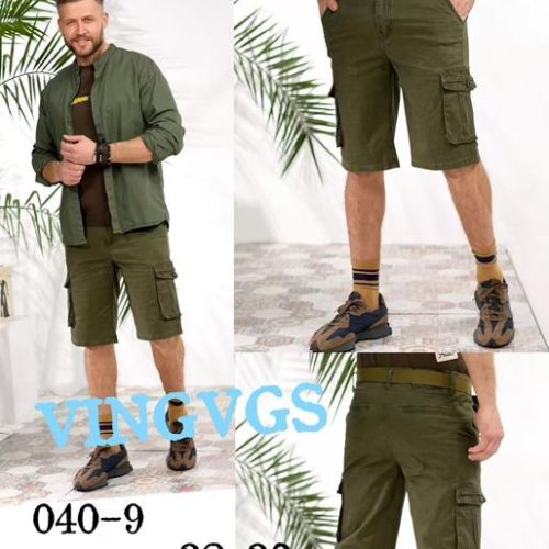 Шорты Vingvgs (32-38) 040-9 khaki (лето) Vingvgs 040-9 khaki