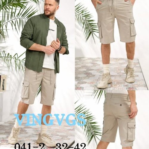 Шорты Vingvgs (32-42) 041-2 beige (лето) Vingvgs 041-2 beige