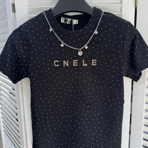 Футболка Delfinka (130-170) 4046 black (лето) Delfinka 4046 black