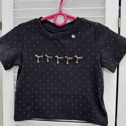 Футболка Delfinka (110-160) 66050 black (лето) Delfinka 66050 black