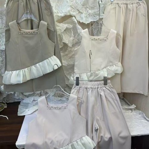 Костюм Delfinka (120-160) 885151 l.beige (лето) Delfinka 885151 l.beige