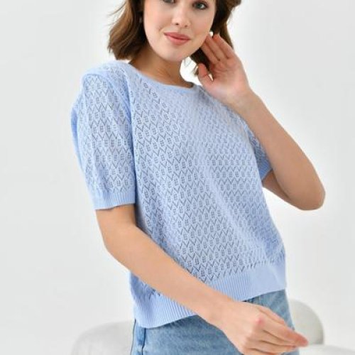 Футболка Karon (one size) 10657 l.blue (лето) Karon 10657 l.blue