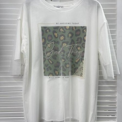 Футболка Karon (S-L) 7114 white (лето) Karon 7114 white