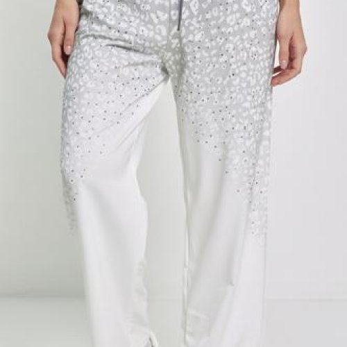 Штаны спорт Karon (S-L) 7204 white (деми) Karon 7204 white