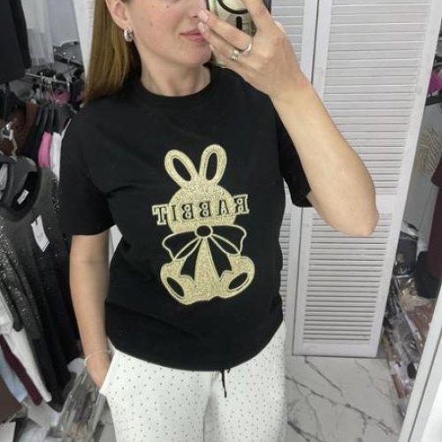 Футболка Karon (one size) 8219 black (лето) Karon 8219 black