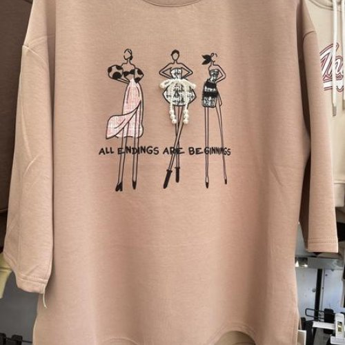 Свитер Karon (one size) V975 beige (деми) Karon V975 beige