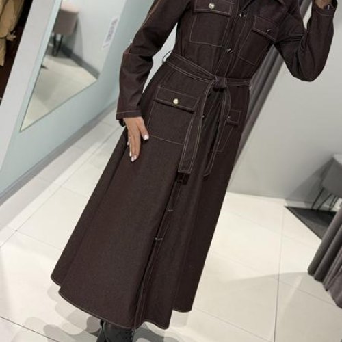 Платье Comod (M-L) 9483 chocolate (деми) Comod 9483 chocolate