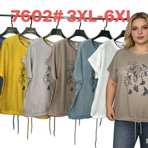 Футболка Estima (3XL-6XL) 7602 grey (лето) Estima 7602 grey