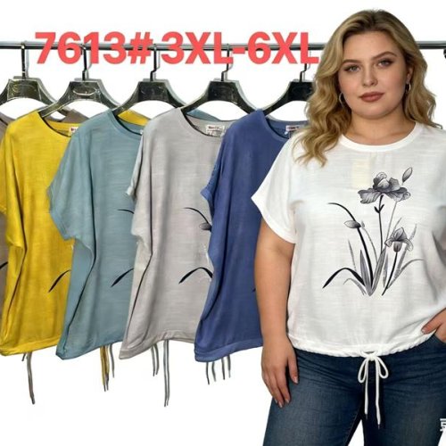 Футболка Estima (3XL-6XL) 7613 grey (лето) Estima 7613 grey