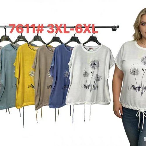 Футболка Estima (3XL-6XL) 7611 grey (лето) Estima 7611 grey