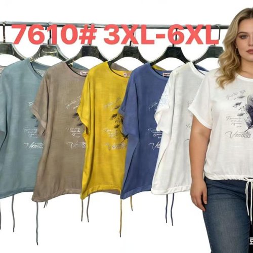 Футболка Estima (3XL-6XL) 7610 blue (лето) Estima 7610 blue