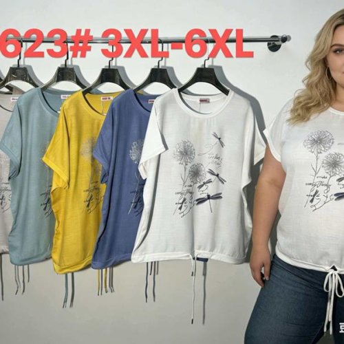 Футболка Estima (3XL-6XL) 7623 blue (лето) Estima 7623 blue