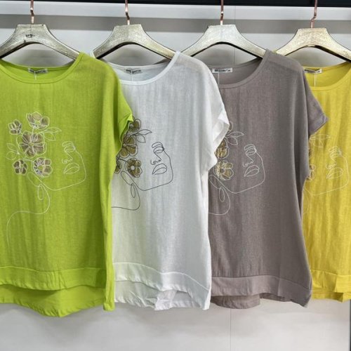 Футболка Estima (3XL-6XL) 9567 white (лето) Estima 9567 white