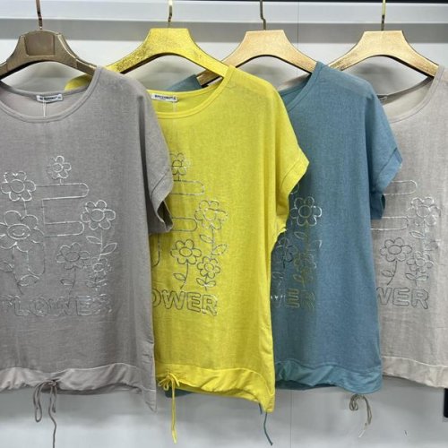 Футболка Estima (3XL-6XL) 9552 yellow (лето) Estima 9552 yellow