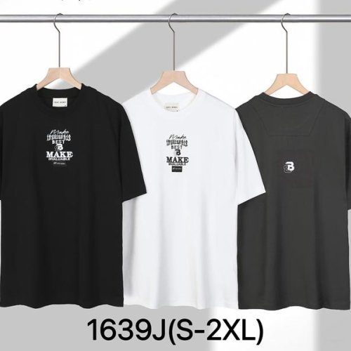 Футболка TRAN (S-2XL) 1639J black (лето) TRAN 1639J black