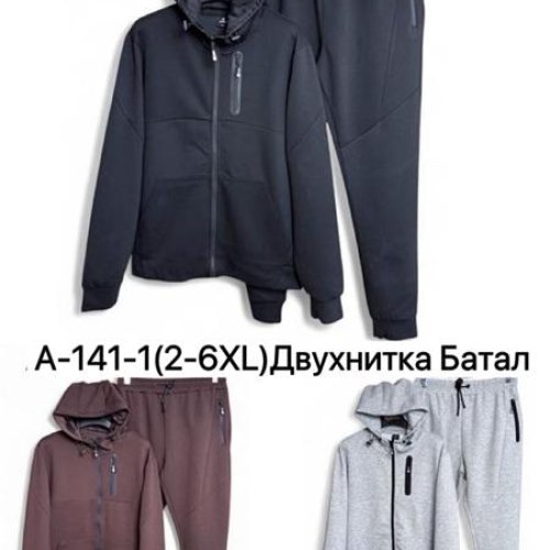 Костюм спорт TRAN (2XL-6XL) A141-1 brown (деми) TRAN A141-1 brown