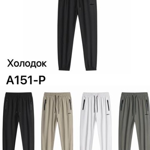 Штаны спорт TRAN (S-2XL) A151P white (деми) TRAN A151P white