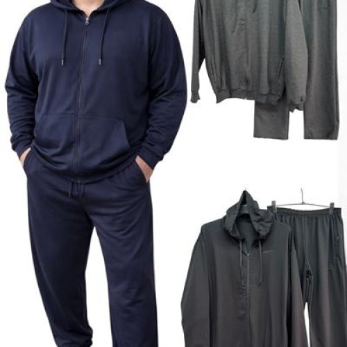 Костюм спорт TRAN (54-64) TR886 black (деми) TRAN TR886 black