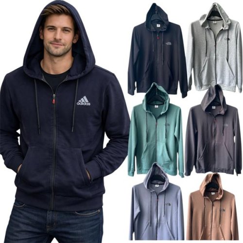 Кофта спорт TRAN (46-54) TR919 navy (деми) TRAN TR919 navy