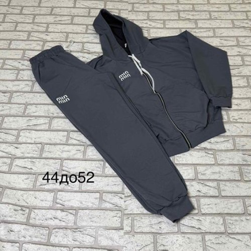 Костюм спорт TRAN (44-52) TR962 grey (деми) TRAN TR962 grey