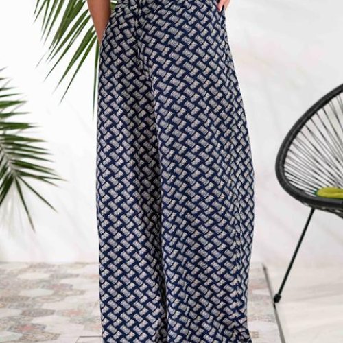 Штаны TRAN (XL-4XL) 111-1 navy (деми) TRAN 111-1 navy