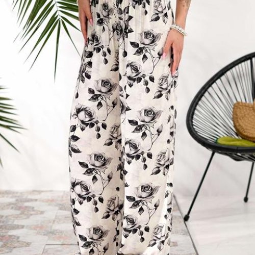 Штаны TRAN (XL-4XL) 111-1 white (деми) TRAN 111-1 white