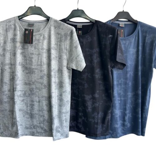 Футболка TRAN (XL-3XL) TR1235 mix (лето) TRAN TR1235 mix