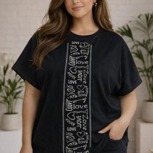 Футболка Arina (42-50) 135 black (лето) Arina 135 black