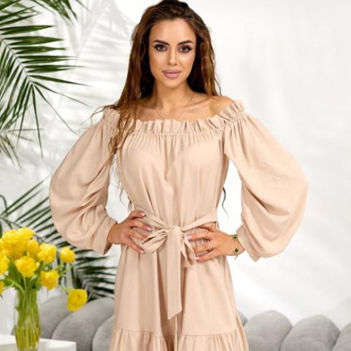 Платье Arina (42-48) 1606 beige (лето) Arina 1606 beige