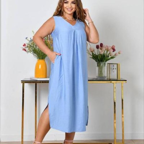 Сарафан Arina (48-58) 1627 l.blue (лето) Arina 1627 l.blue