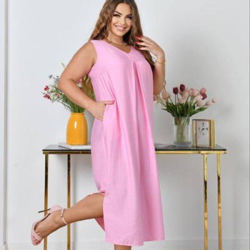 Сарафан Arina (48-58) 1627 pink (лето) Arina 1627 pink