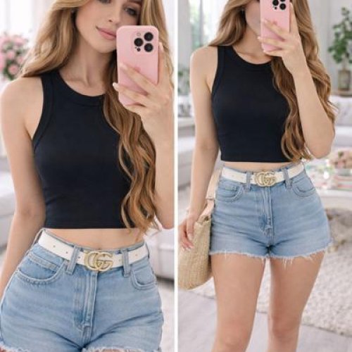 Топ Arina (42-48) 1638 black (лето) Arina 1638 black