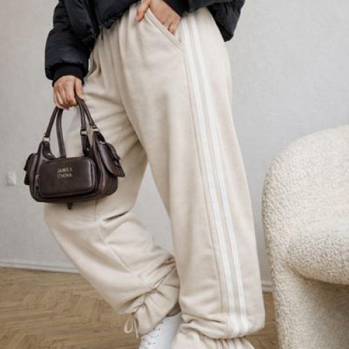 Штаны спорт Arina (42-48) 1699 beige (деми) Arina 1699 beige