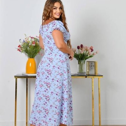 Платье Arina (50-56) 2465-1 l.blue (лето) Arina 2465-1 l.blue