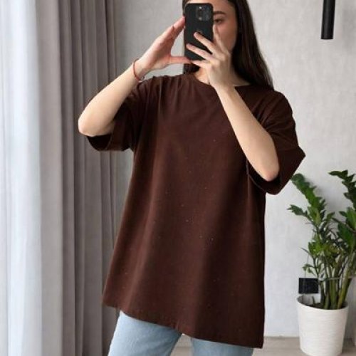 Футболка Arina (42-50) 4264 brown (лето) Arina 4264 brown