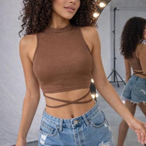 Топ Arina (42-48) 5101 brown (лето) Arina 5101 brown