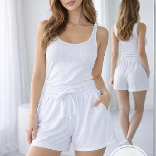 Шорты Arina (42-48) 5159 white (лето) Arina 5159 white