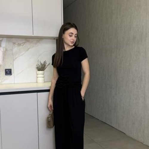 Костюм Arina (42-48) 5180 black (лето) Arina 5180 black