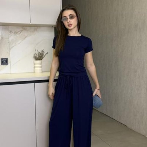 Костюм Arina (42-48) 5180 navy (лето) Arina 5180 navy