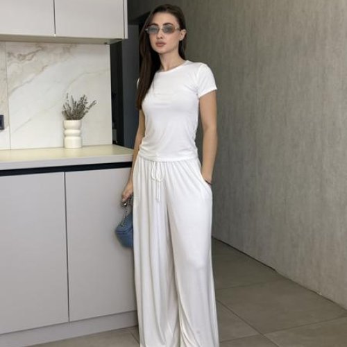 Костюм Arina (42-48) 5180 white (лето) Arina 5180 white