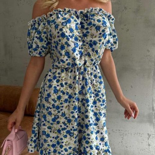 Платье Arina (42-48) 6214 blue (лето) Arina 6214 blue