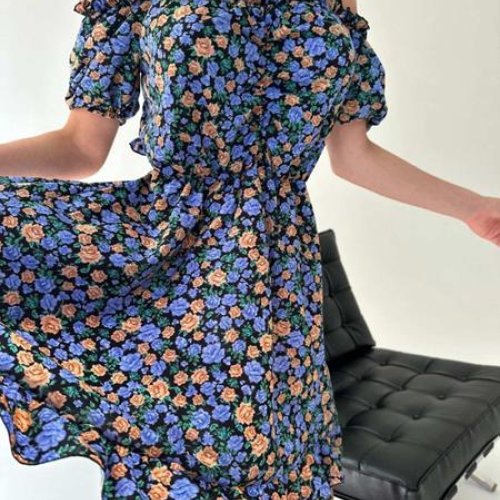 Платье Arina (42-48) 6214 l.blue (лето) Arina 6214 l.blue