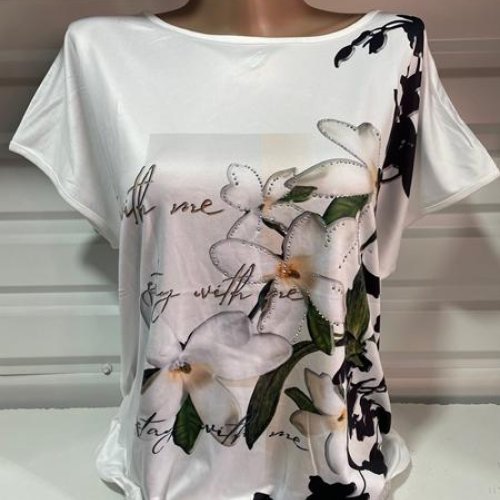 Футболка Gertie (48-56) 6009-1 white (лето) Gertie 6009-1 white