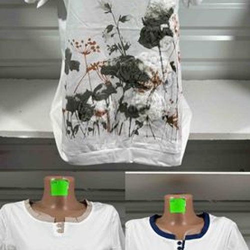 Футболка Gertie (48-58) 6091 white-khaki (лето) Gertie 6091 white-khaki