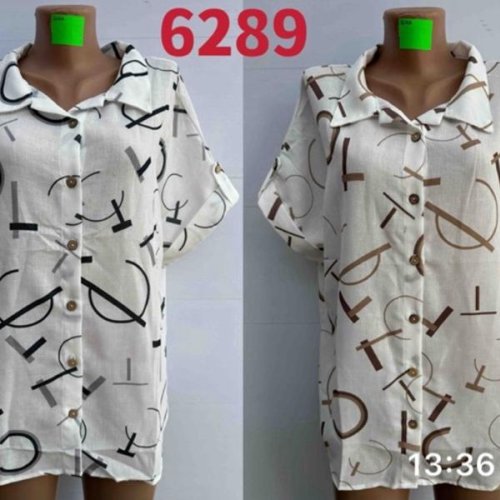 Рубашка Gertie (50-56) 6289 white (лето) Gertie 6289 white