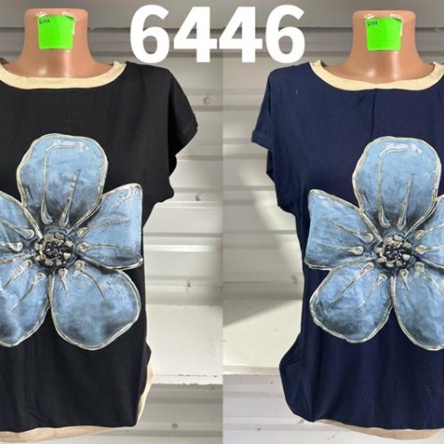 Футболка Gertie (48-56) 6446 black (лето) Gertie 6446 black