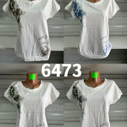 Футболка Gertie (48-58) 6473 white-grey (лето) Gertie 6473 white-grey