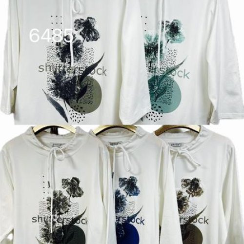 Свитер Gertie (42-58) 6485 white-blue (деми) Gertie 6485 white-blue