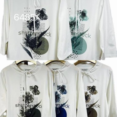 Свитер Gertie (42-58) 6485 white-mint (деми) Gertie 6485 white-mint